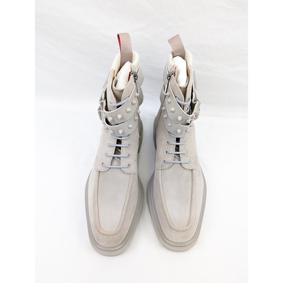 Christian Louboutin o1rshd1 Calf Our Fight Flat Boots in Goose Size US 10 / EU 43 - 18 Thumbnail