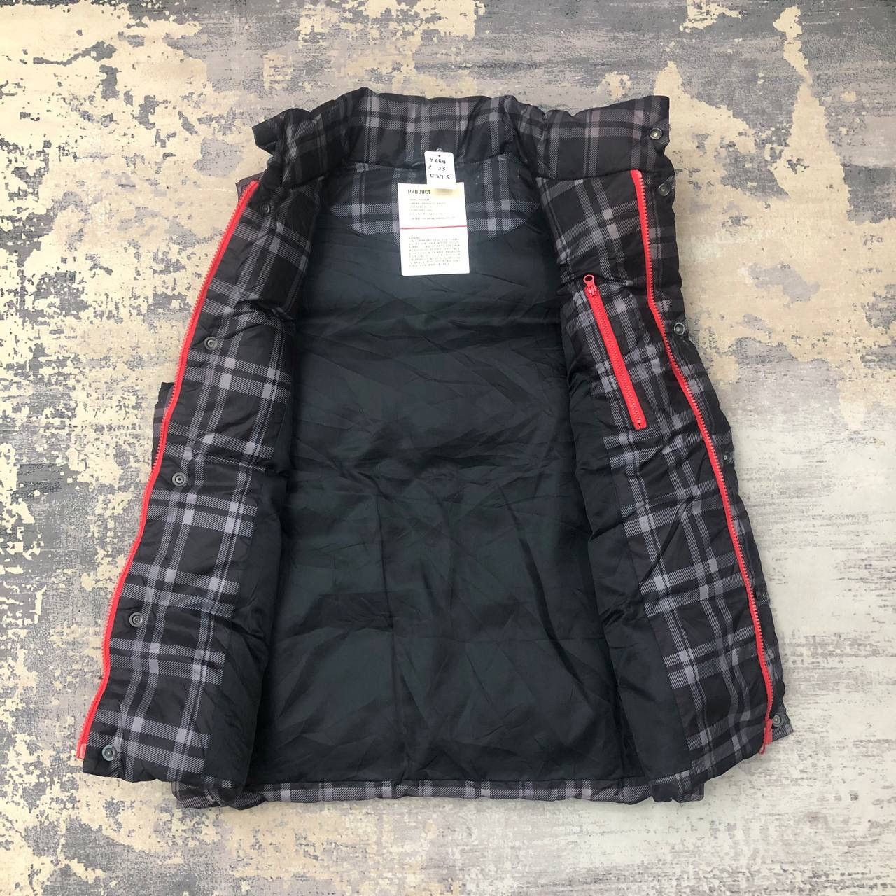 Japanese Brand Y684. PRODUCT TARTAN DOWN VEST JACKET Size US L / EU 52-54 / 3 - 4 Thumbnail