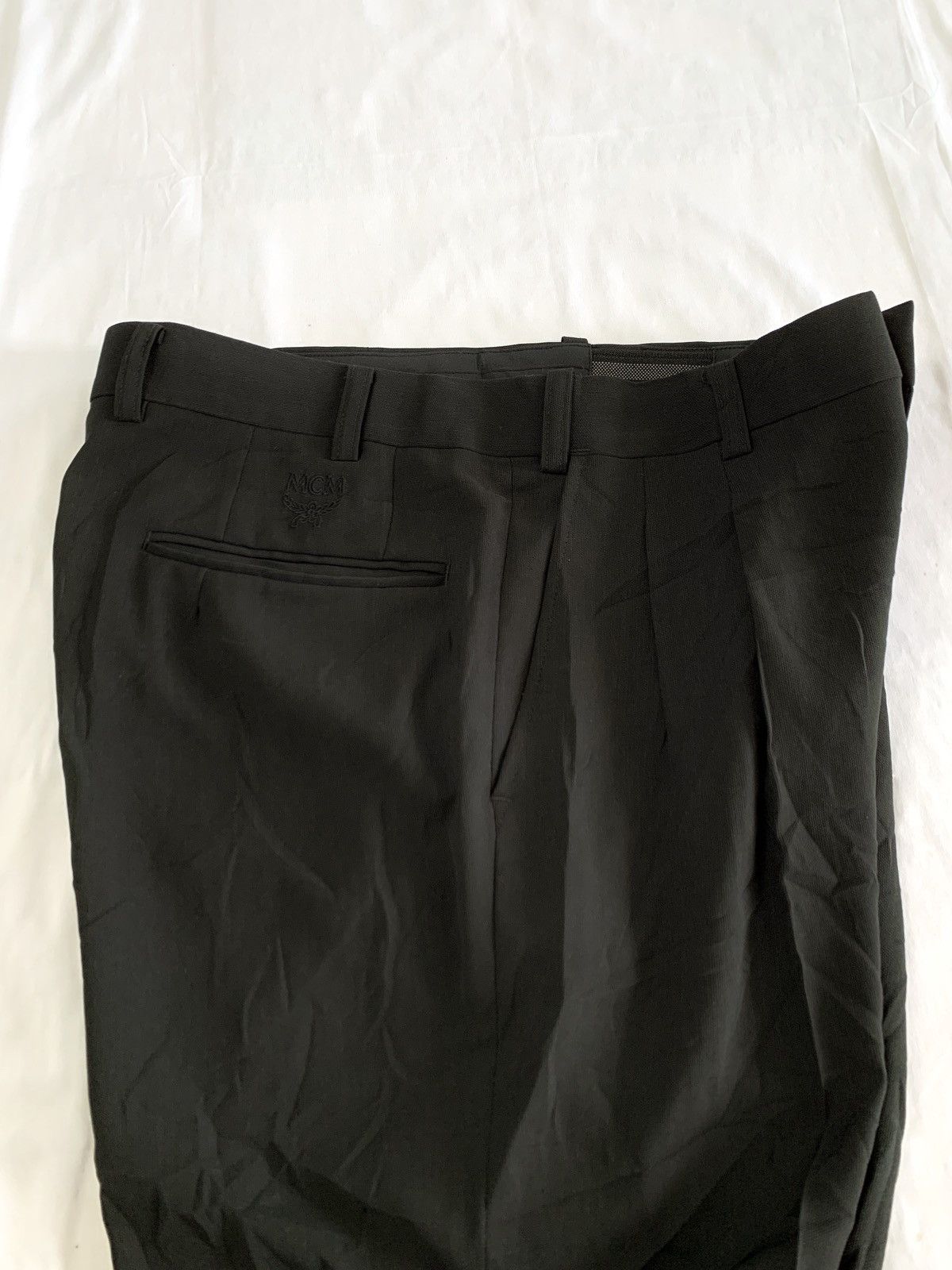 MCM Vintage McM double pleats slack trouser pant Size US 30 / EU 46 - 6 Thumbnail