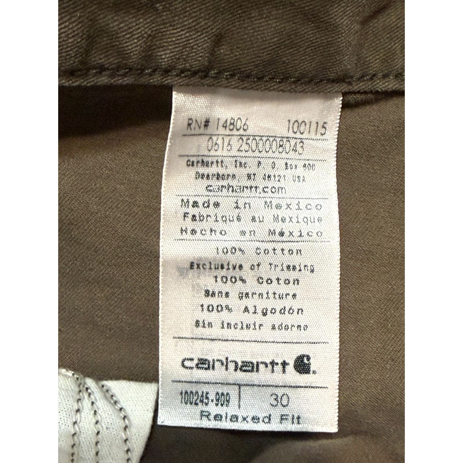 Carhartt Carhartt Shorts Men's 30 Brown Cargo Shorts Outdoor Hiking Pockets Casual Workwear Vintage? No Size US 30 / EU 46 - 6 Thumbnail