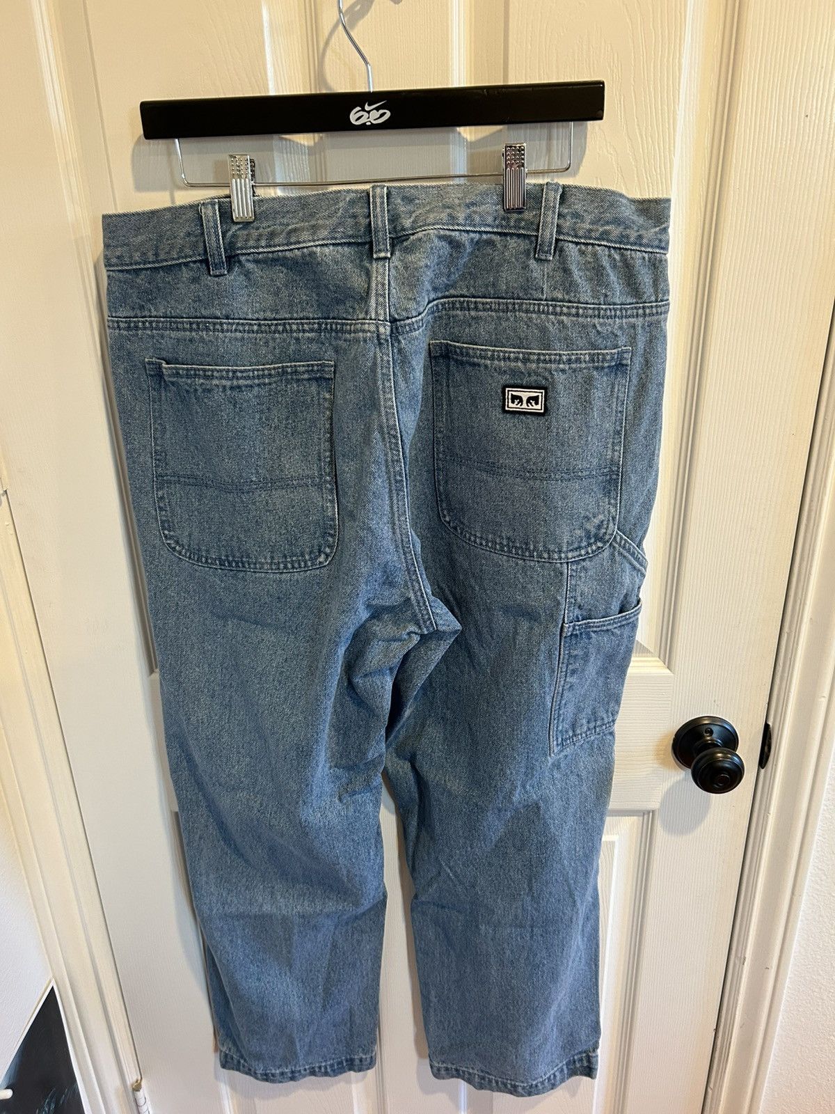 Obey Mens BIGWIG BAGGY DENIM pants Size US 36 / EU 52 - 5 Thumbnail