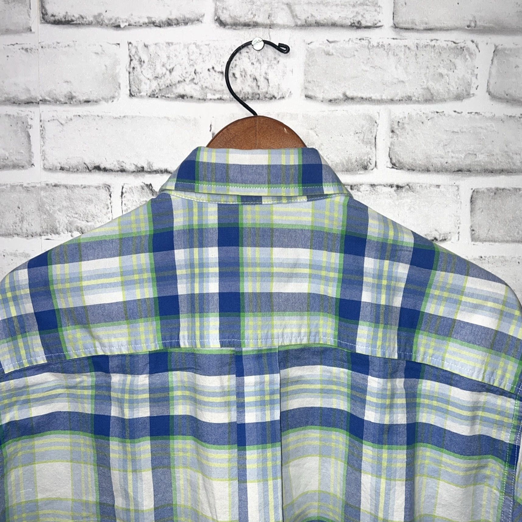 Vintage Cinch Plaid Button-Up Shirt Mens XL Blue Green Pattern Long Sleeve Size XL Size US XL / EU 56 / 4 - 5 Thumbnail