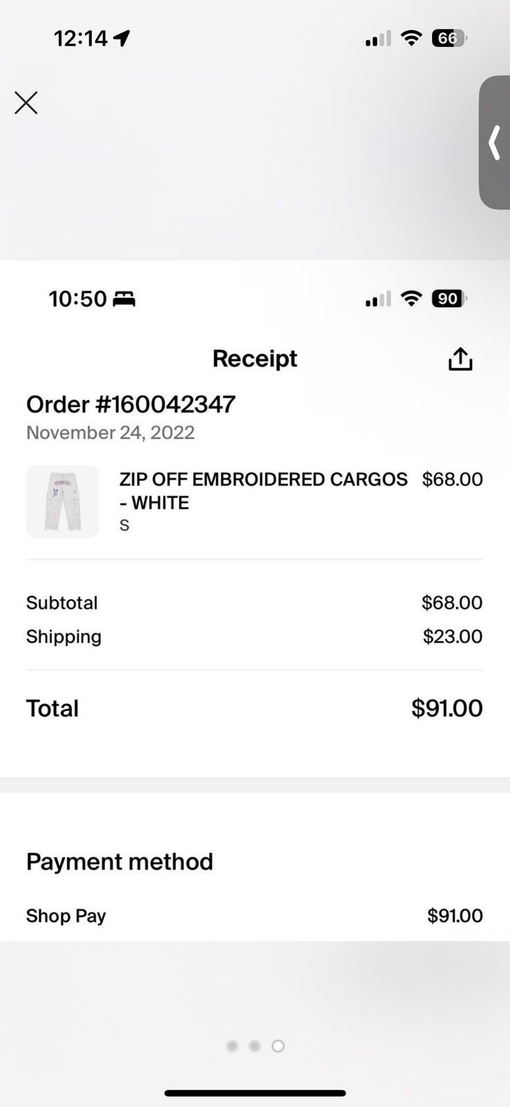Unknown London UKNOWN LONDON CARGOS Size US 29 - 3 Thumbnail