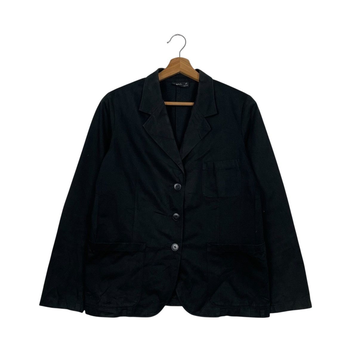 agnes b. Black Agnes B Women Jacket Size M / US 6-8 / IT 42-44 - 1 Thumbnail