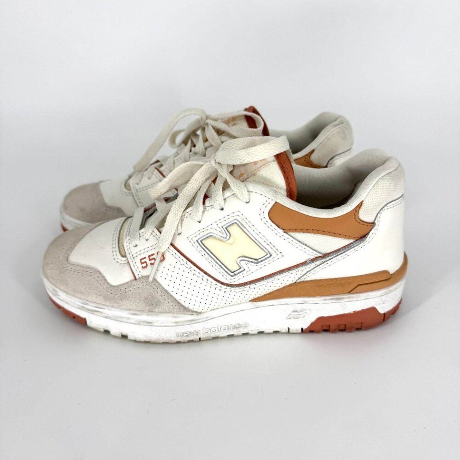 New Balance New Balance 550 Au Lait Sneakers Beige Burnt Orange Size 7.5 Size US 7.5 / IT 37.5 - 3 Thumbnail