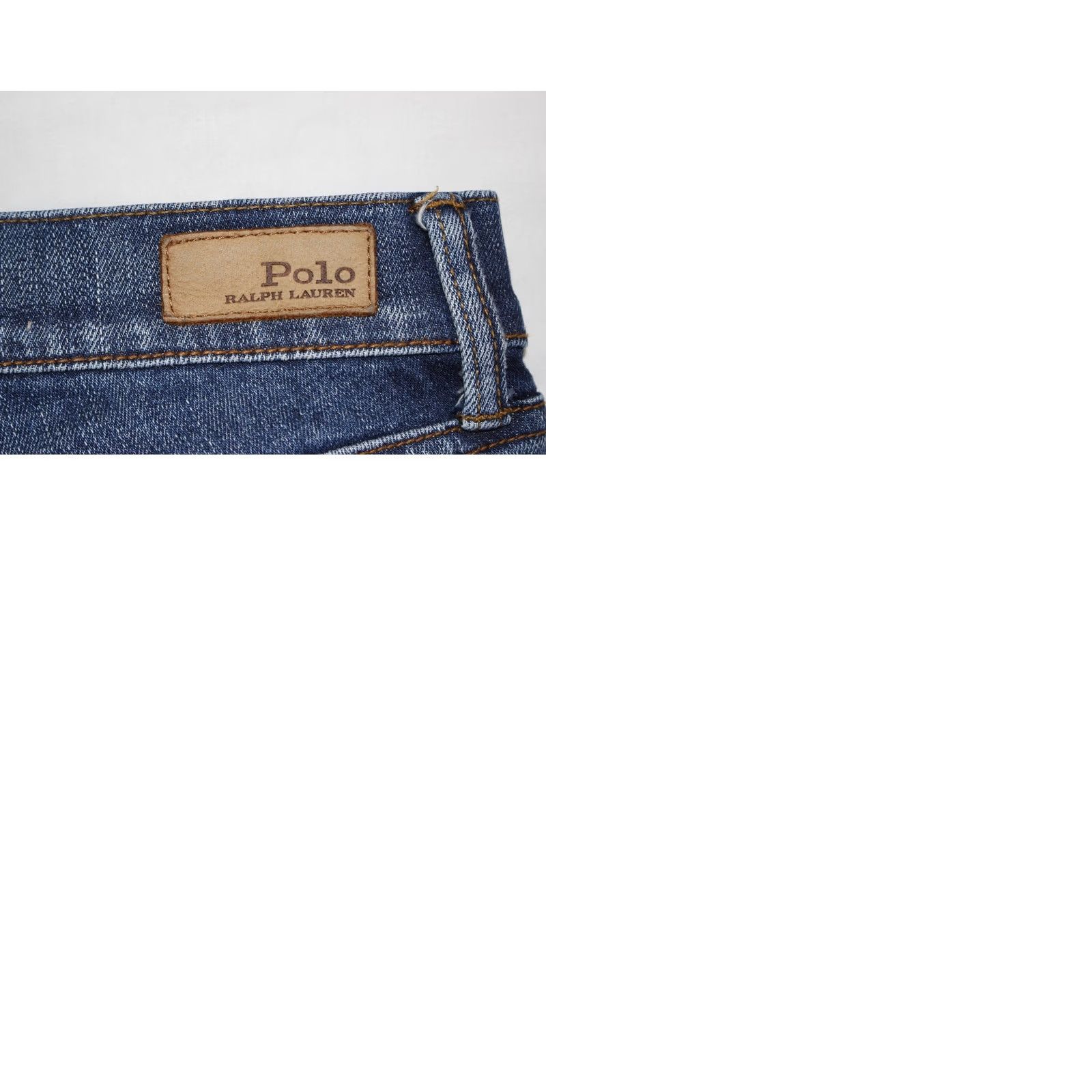 Polo Ralph Lauren Polo Ralph Lauren Jeans Women's 28 Tompkins Skinny Crop Stretch Distressed - Blue Size 28" / US 6 / IT 42 - 9 Thumbnail