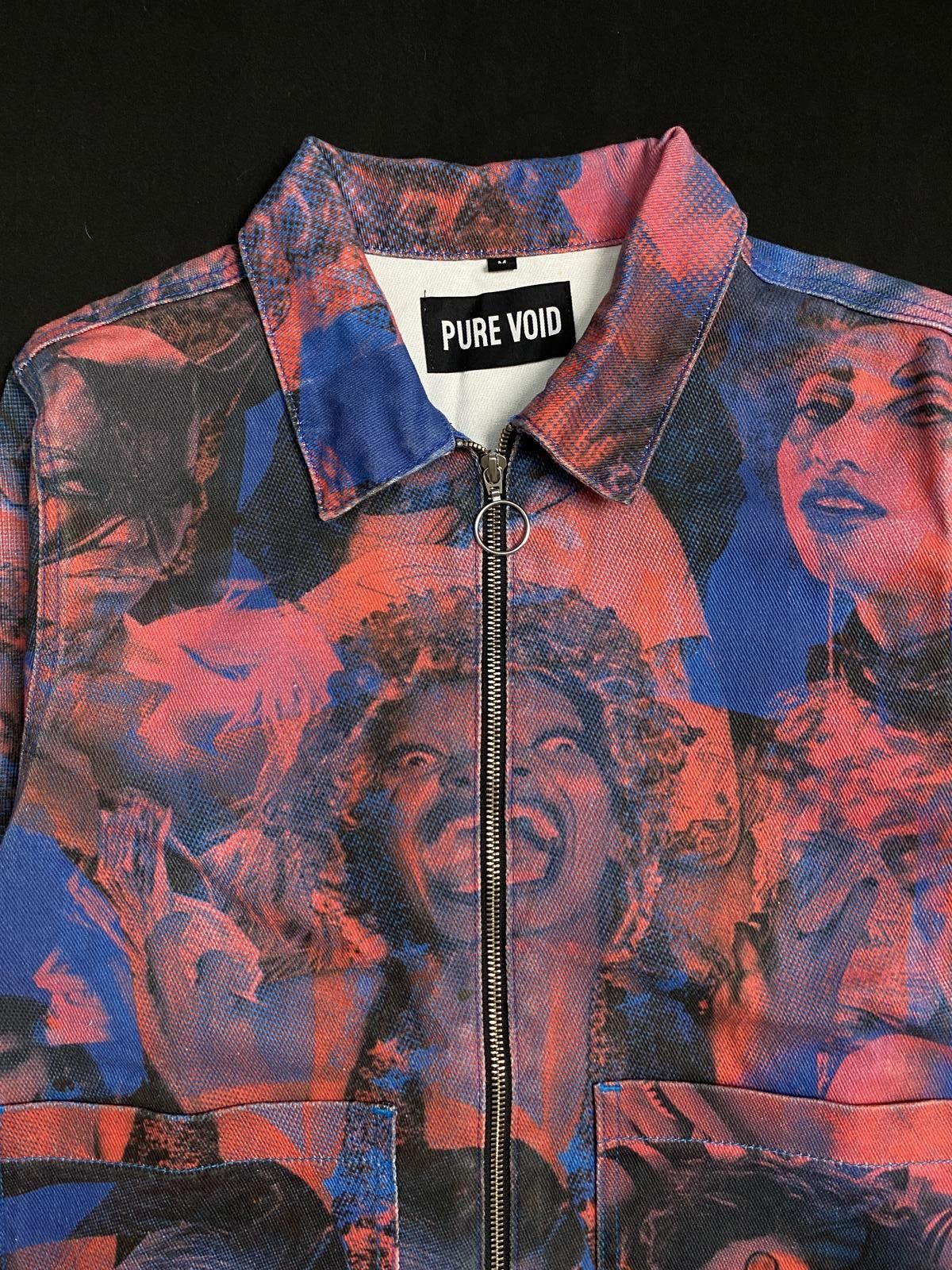 Other Deadstock Pure Void Graphic Zip Up Jacket Medium Size US L / EU 52-54 / 3 - 3 Thumbnail