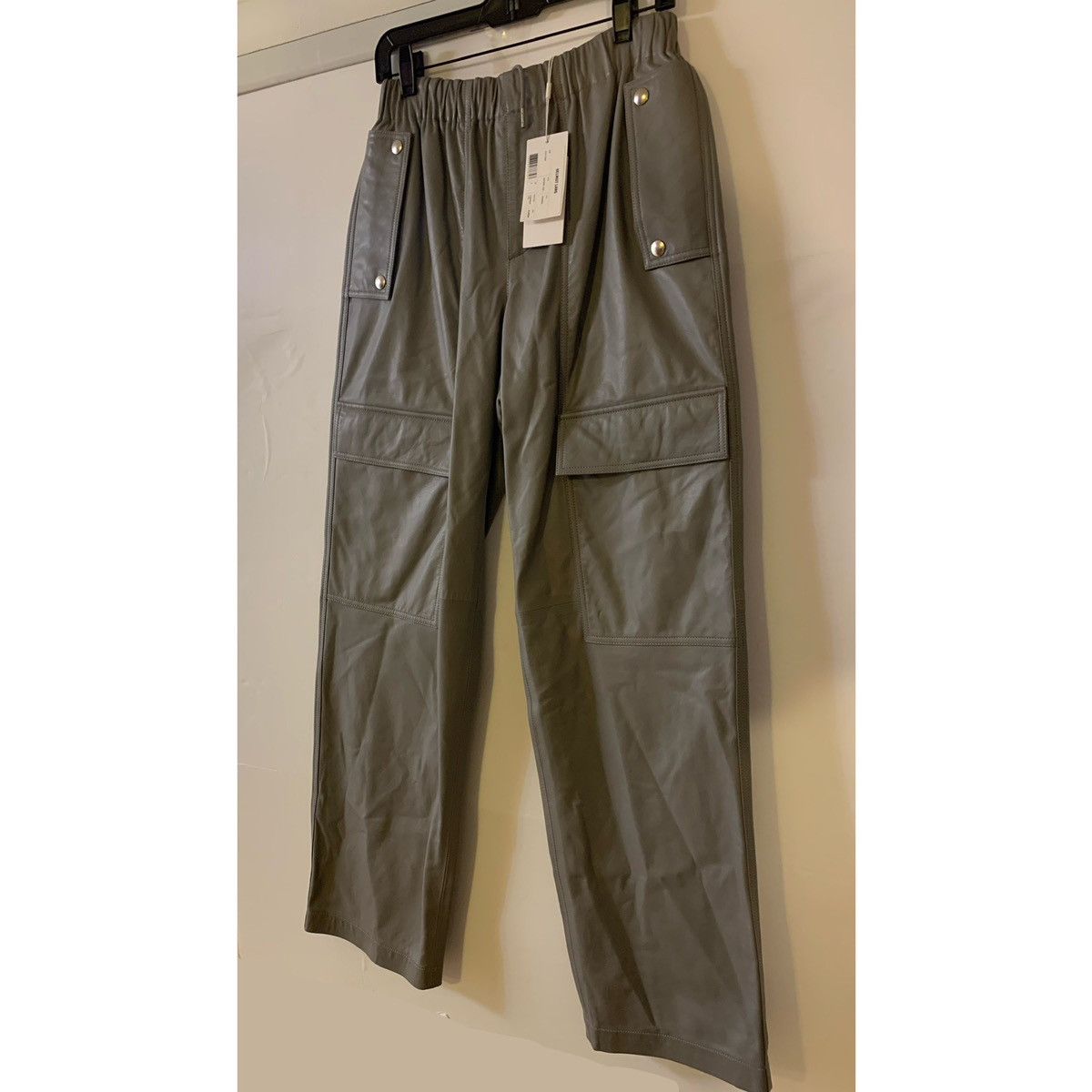 Helmut Lang HELMUT LANG LEATHER UTILITY CARGO PANTS Size US 32 / EU 48 - 8 Thumbnail