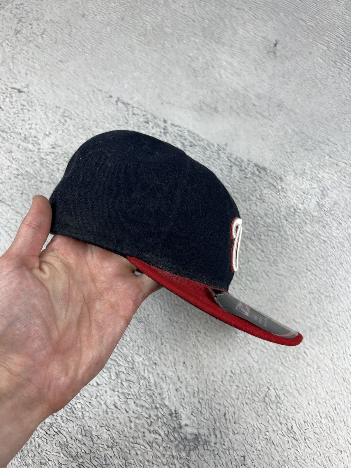Mitchell & Ness × New Era × Vintage Washington Nationals size 7 55.8 New Era 59FIFTY Fitted Cap Size ONE SIZE - 3 Thumbnail