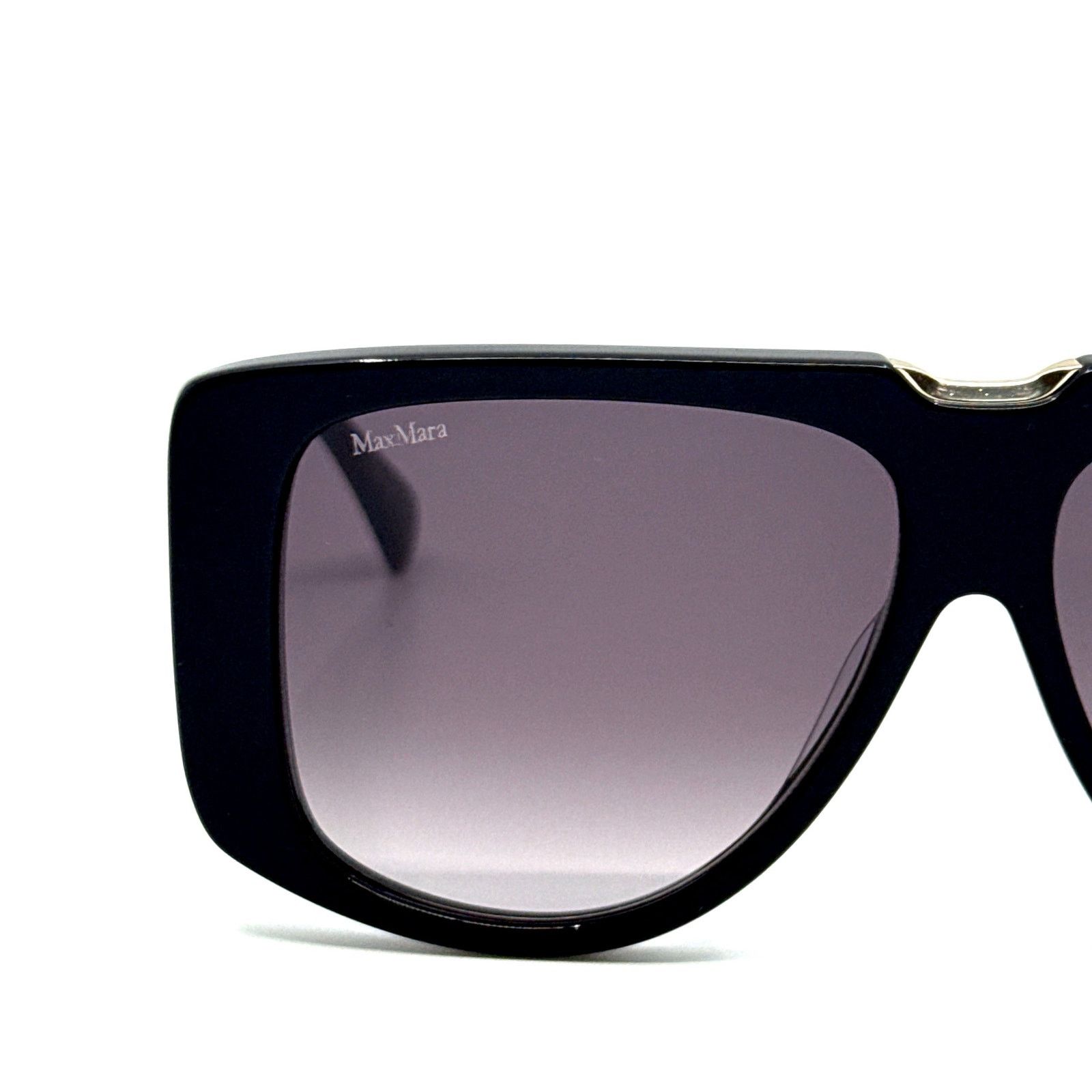 Max Mara New, MAXMARA Sunglasses Spark1 MM0075 01B Authentic Size ONE SIZE - 5 Thumbnail