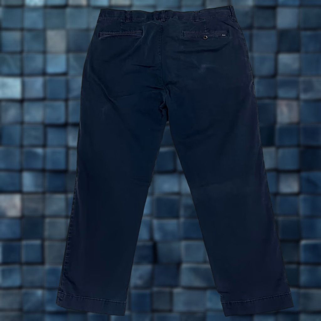 Polo Ralph Lauren Polo Ralph Lauren Classic Chino Pants Men’s 38x30 Straight Navy Blue Even standards Stretch Cotton Blend Functional Easy Care Slim? Wait Size US M / EU 48-50 / 2 - 1 Thumbnail