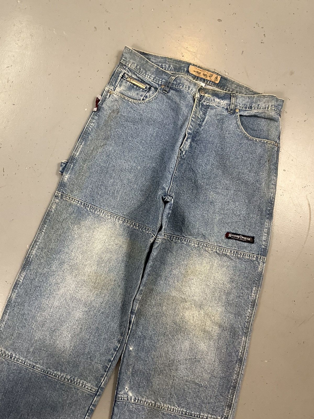 Snoop Dogg × Vintage Vintage snoop dogg big pocket SpellOut embroidered denim Size US 36 / EU 52 - 4 Thumbnail