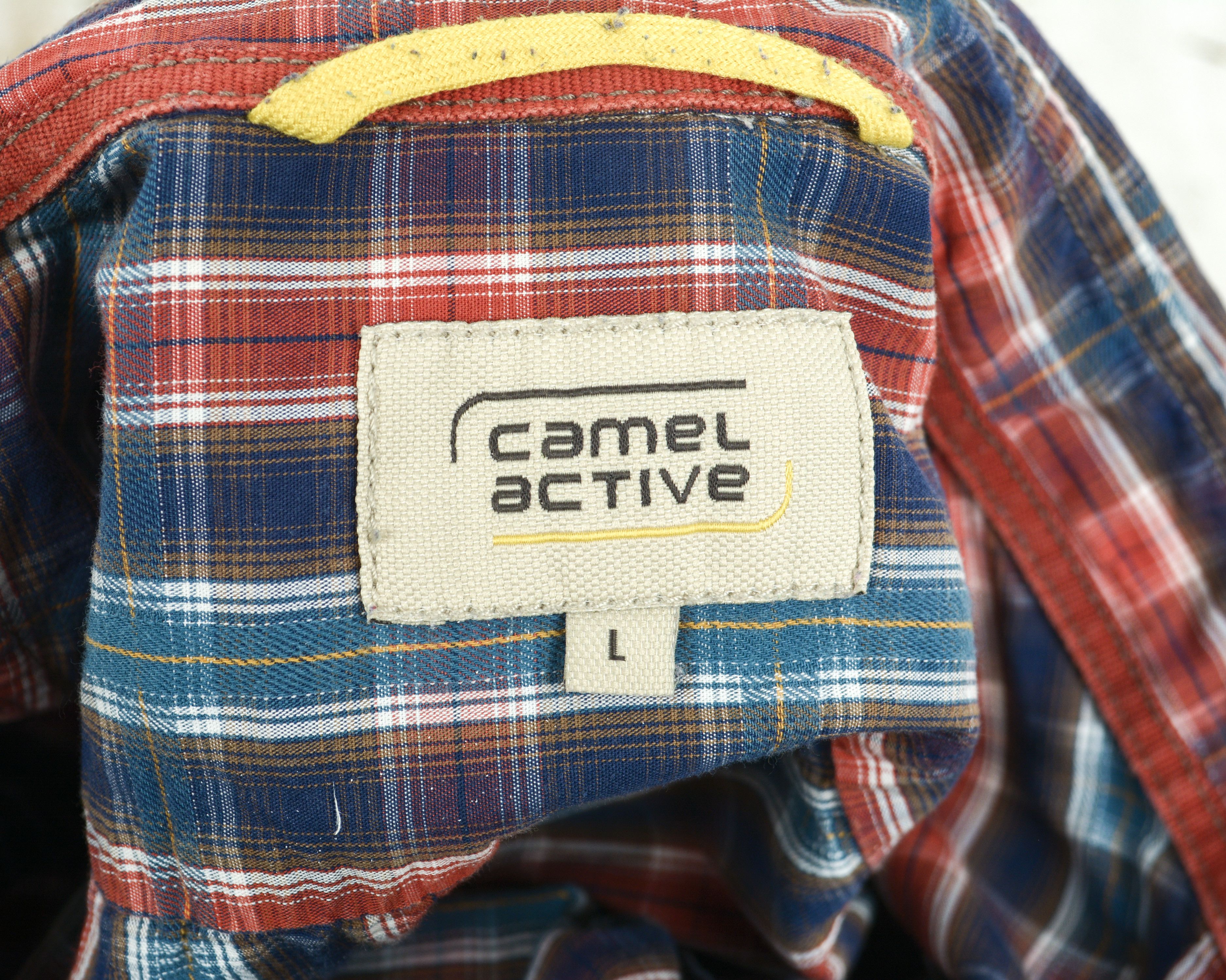 camel active L Check Shirt Long Sleeved Plaid Button Up Summer Tartan Top Size US L / EU 52-54 / 3 - 9 Thumbnail