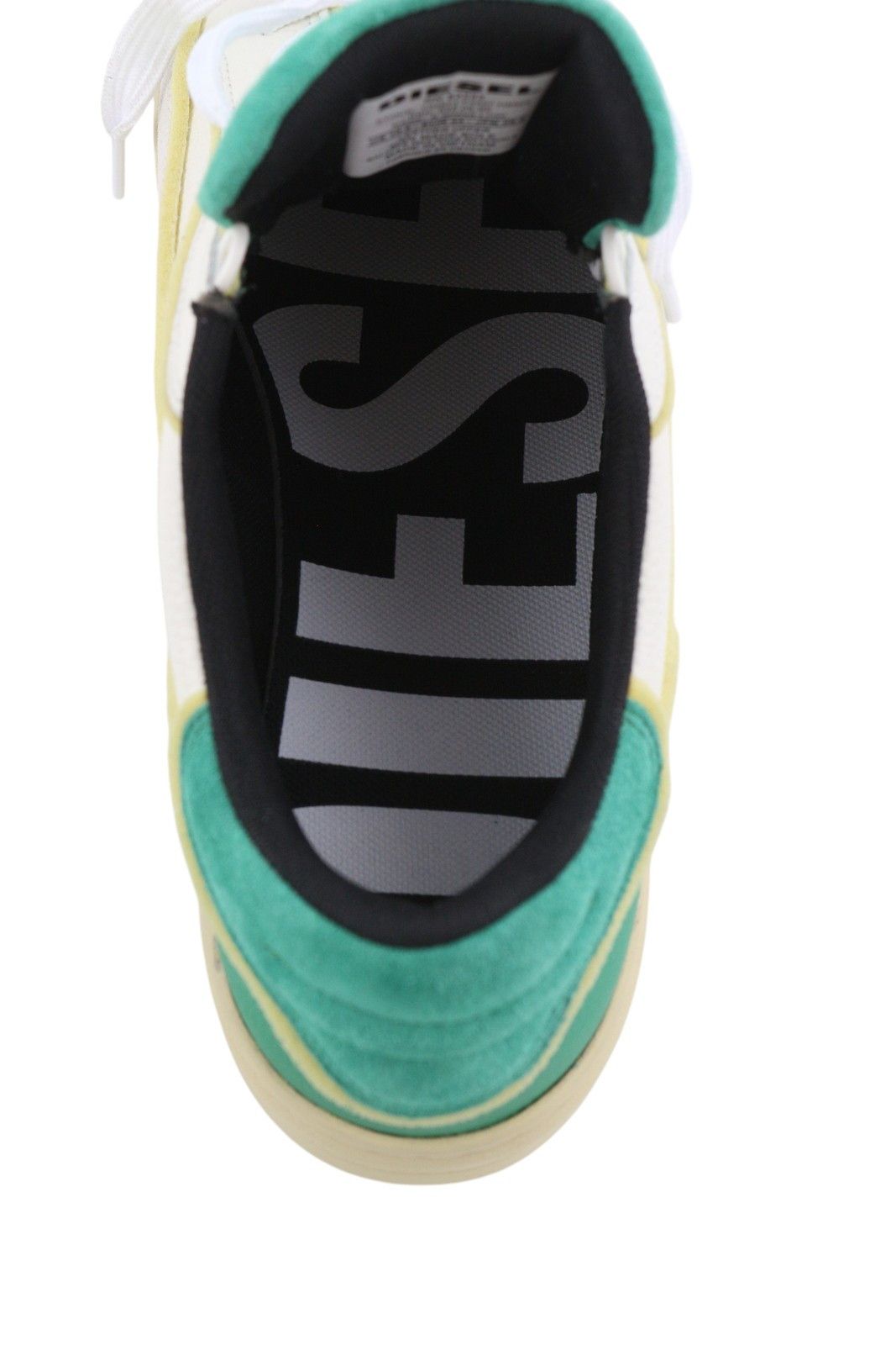 Diesel S-SINNA LOW EU45 White Leather Low Top Logo 41105 Size US 12 / EU 45 - 10 Thumbnail