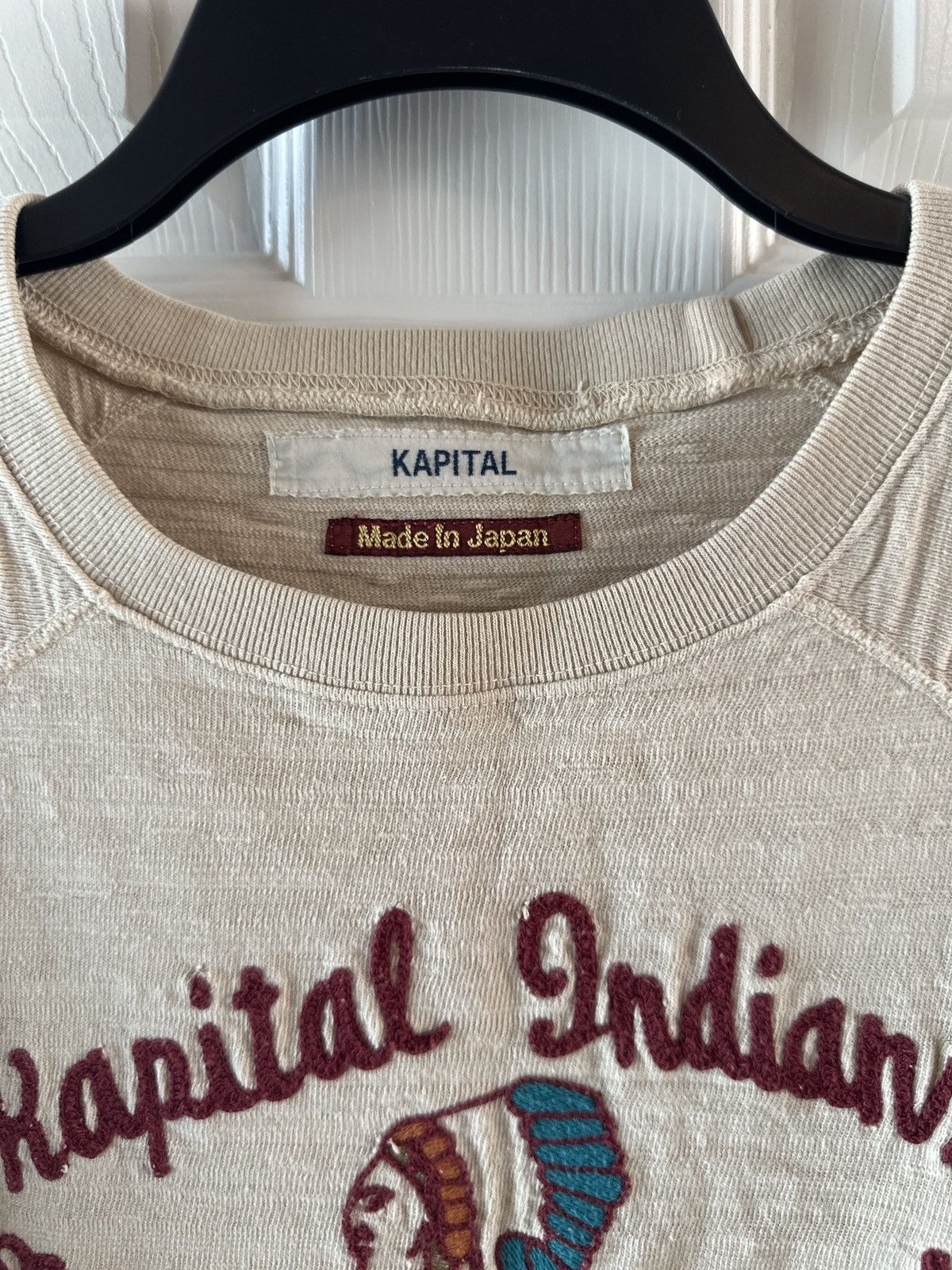 Kapital Kapital indians motorcycle club knit shirt Size US XL / EU 56 / 4 - 4 Thumbnail