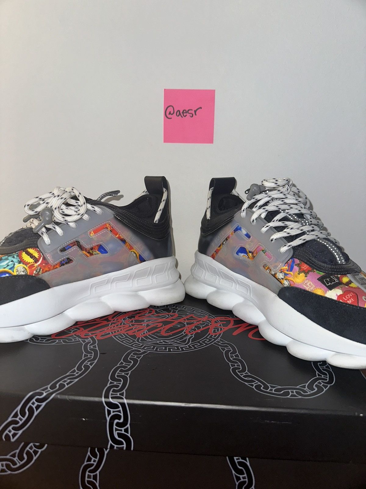 Versace Versace Chain Reaction Navy Multi Size US 10.5 / EU 43-44 - 4 Thumbnail