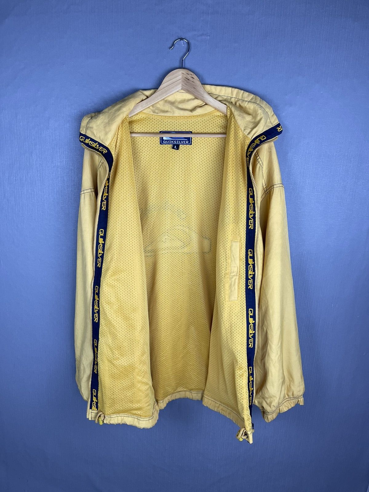 Quiksilver Vintage 90s QUIKSILVER Big Logo Zipper Jacket Size US L / EU 52-54 / 3 - 8 Thumbnail