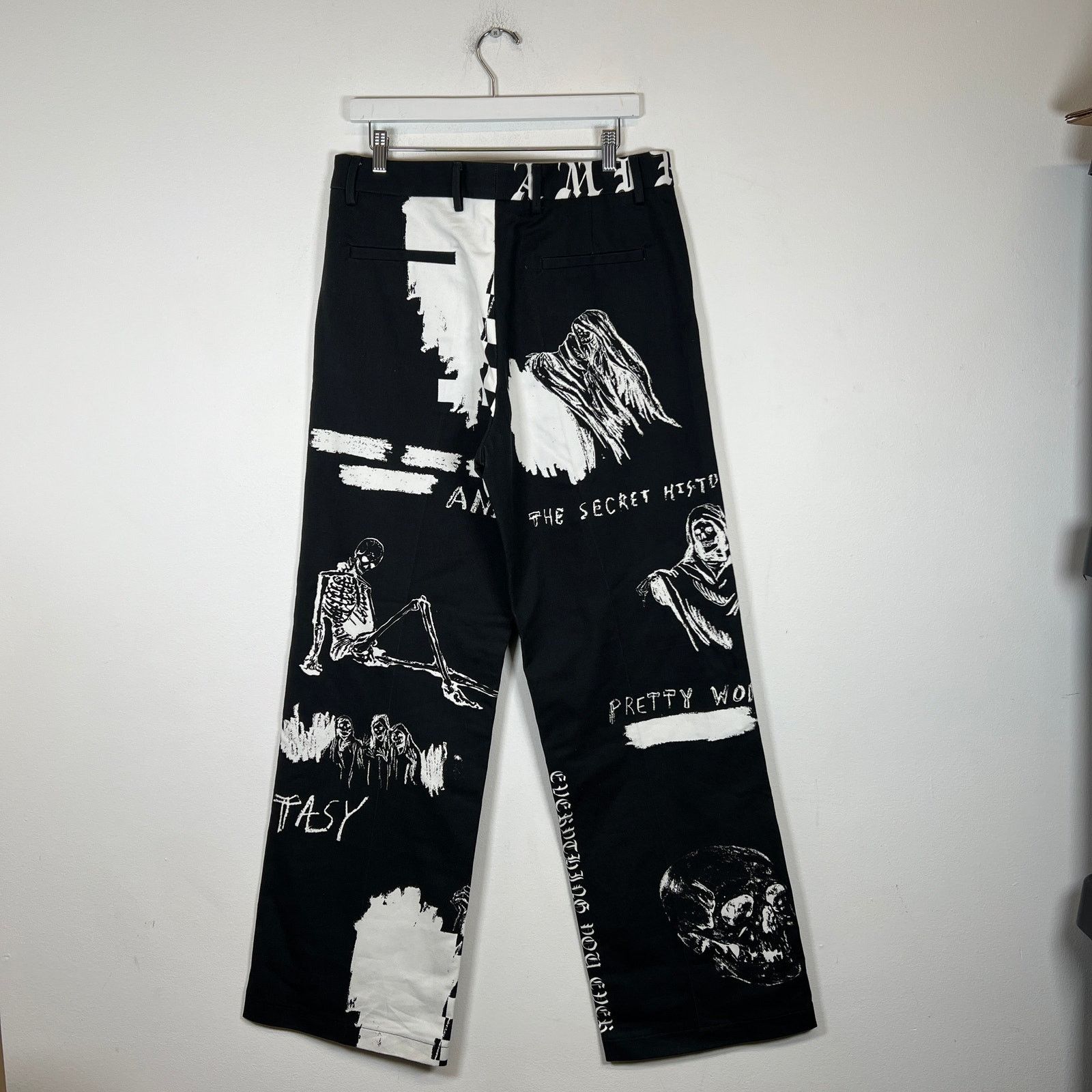 Amiri × Wes Lang Amiri x Wes Lang Dark Grey Trousers Size 52 Size US 36 / EU 52 - 1 Thumbnail