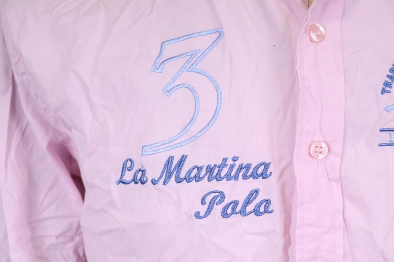 La Martina La Martina Buenos Aires Pink Polo #3 Button Shirt Size XXL Size US XXL / EU 58 / 5 - 7 Thumbnail