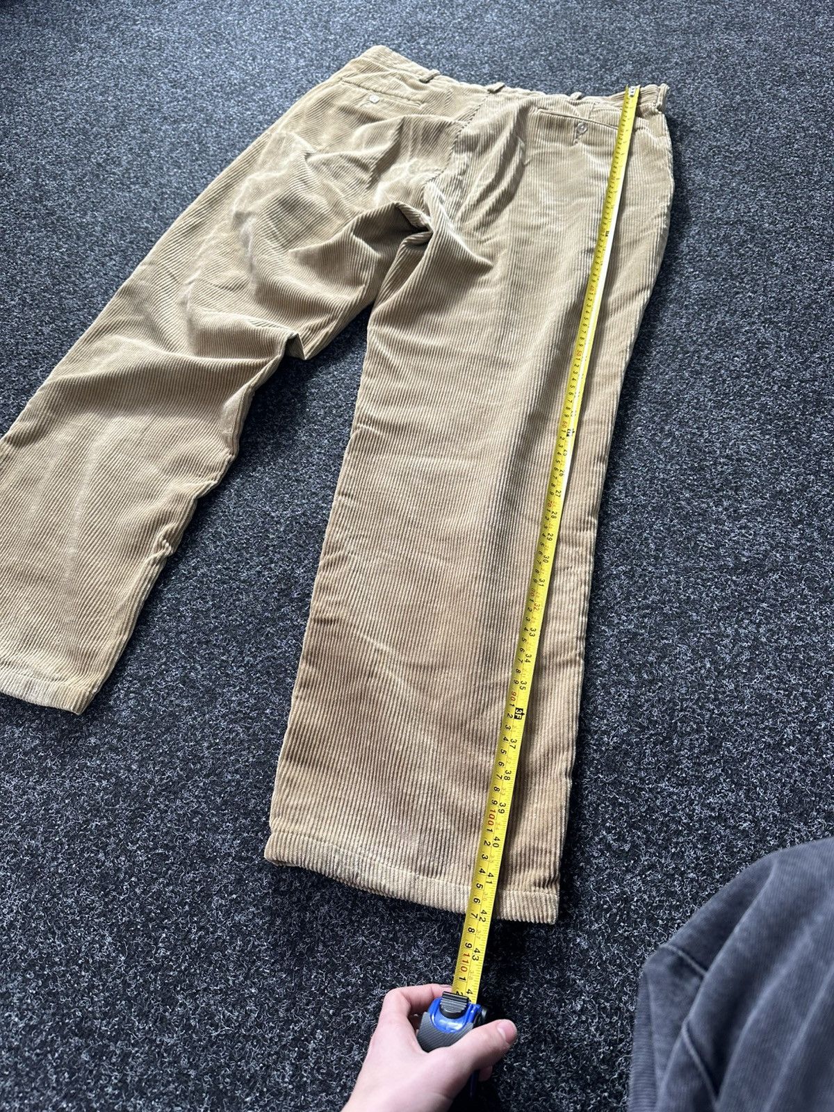 Polo Ralph Lauren × Vintage 🚨Vintage Velvet Corduroy Polo Ralph Lauren Baggy Pants Size US 36 / EU 52 - 15 Thumbnail