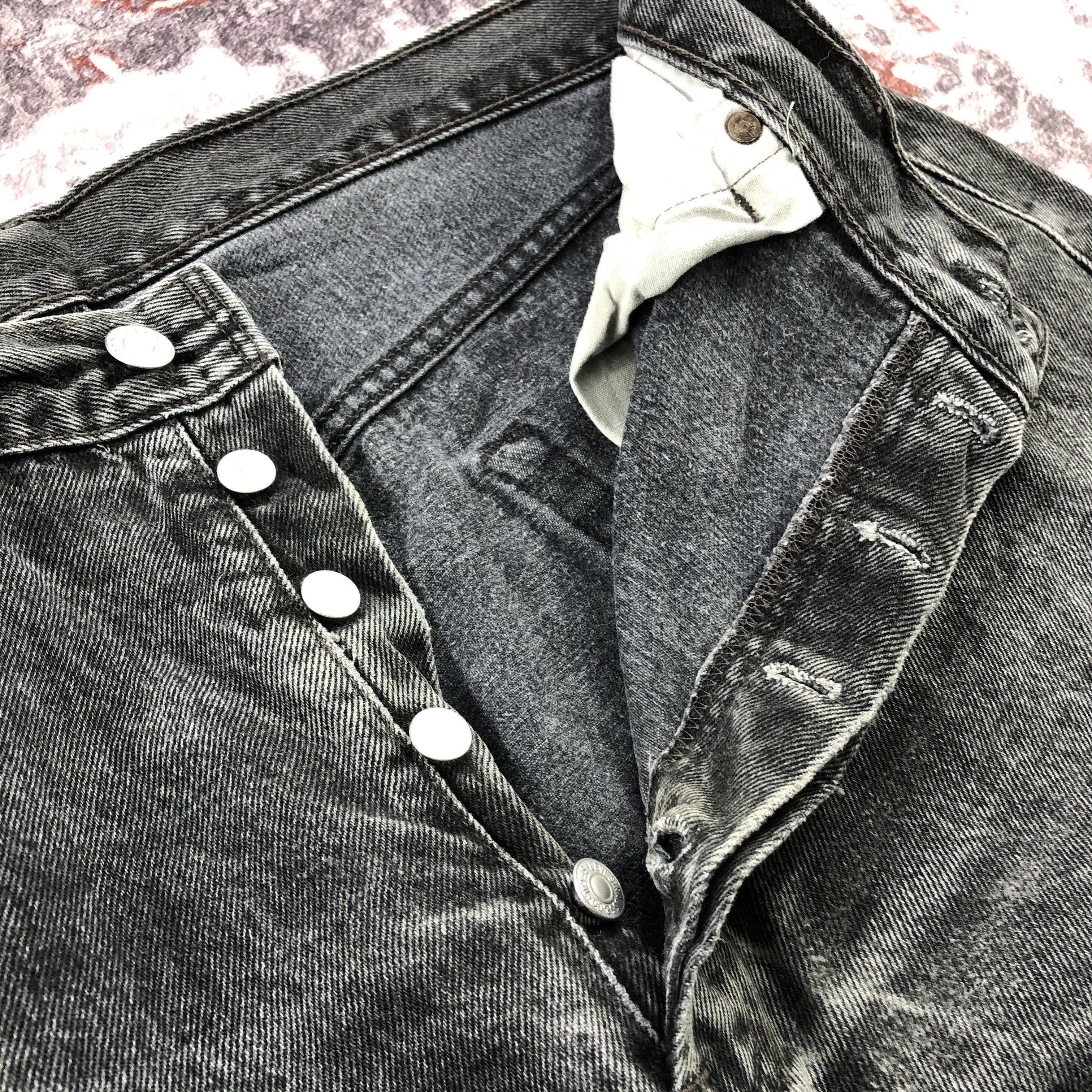 Levi's Faded Black Levis 501 Jeans-JM2370 Size US 36 / EU 52 - 9 Thumbnail