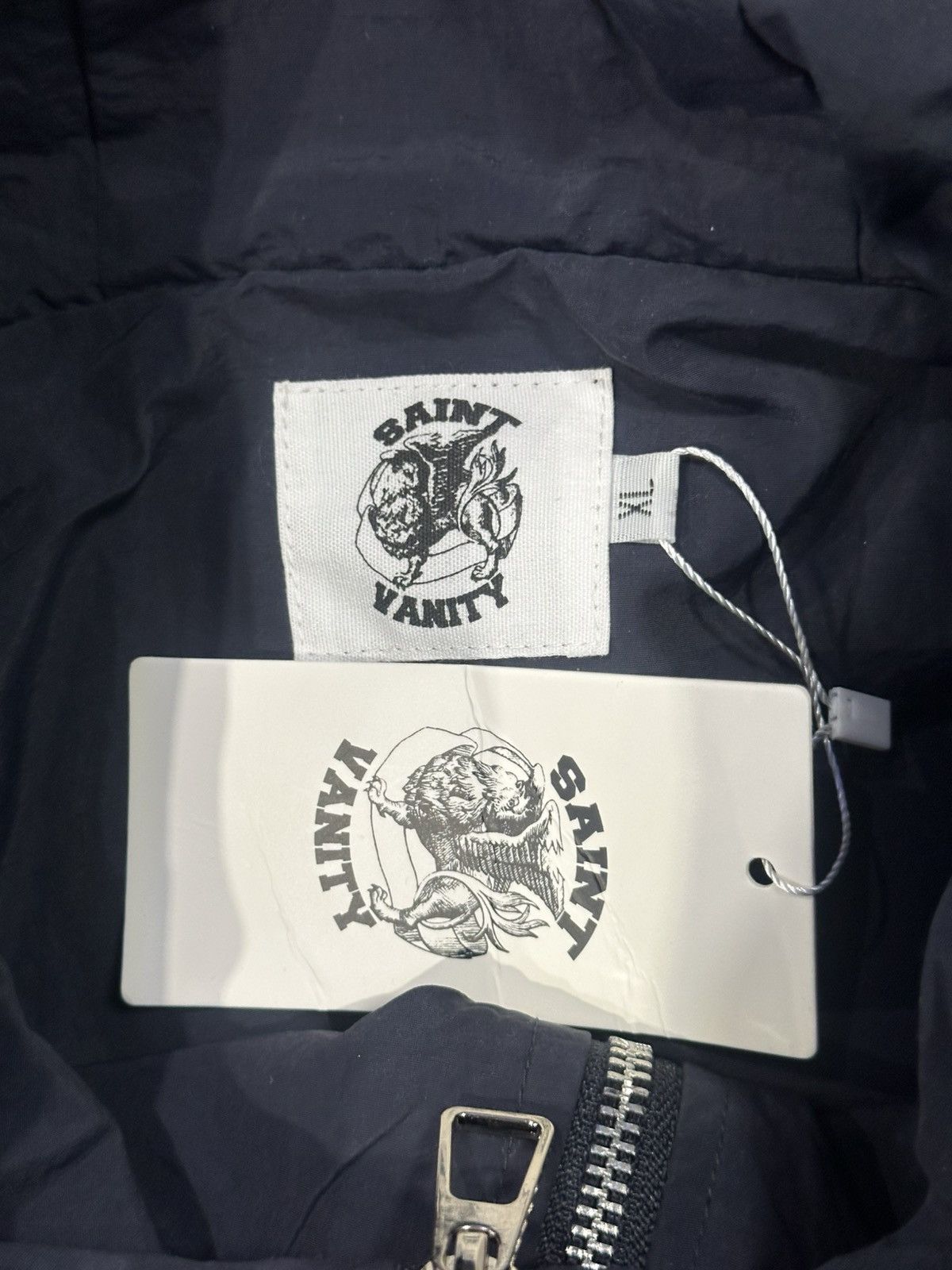 Saint Vanity Saint vanity “midnight blue” nylon hoodie jacket Size US XL / EU 56 / 4 - 2 Thumbnail