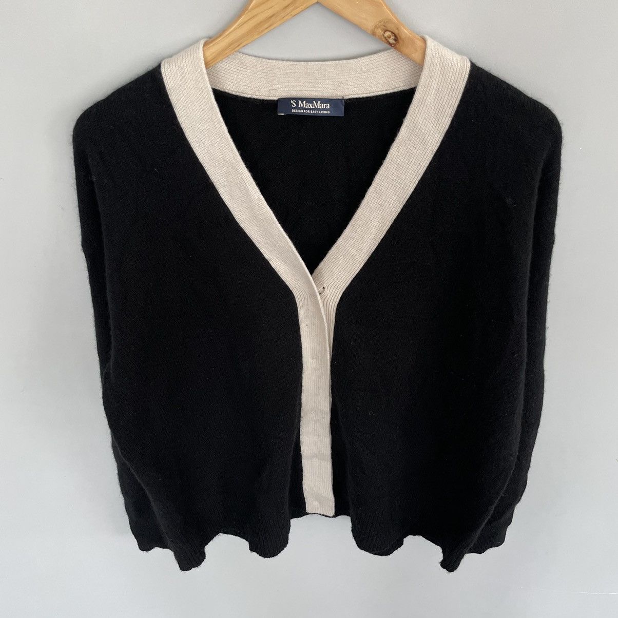 Designer × Max Mara 'S MAX MARA Carrara V-Neck Cardigan luxury Size L / US 10 / IT 46 - 5 Thumbnail
