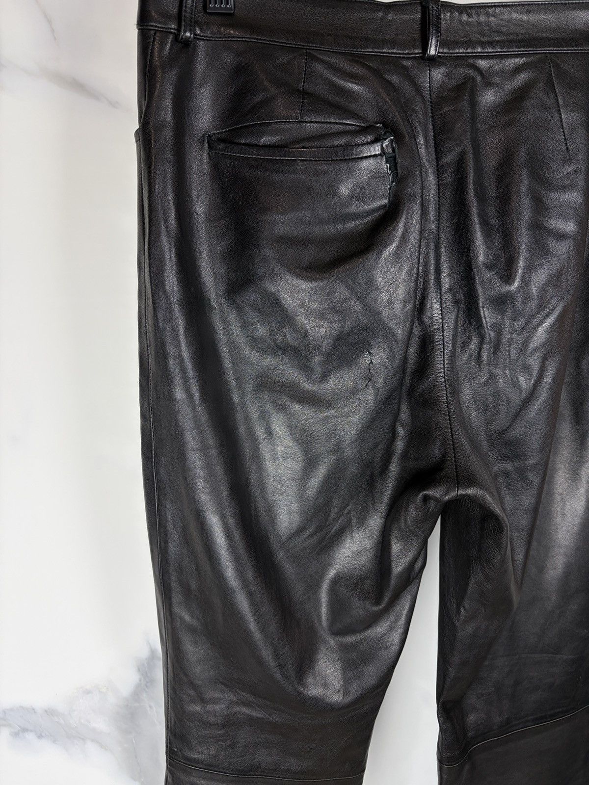 Gucci Gucci Tom Ford Vintage Black Leather Pants Trousers Size US 28 / EU 44 - 8 Thumbnail