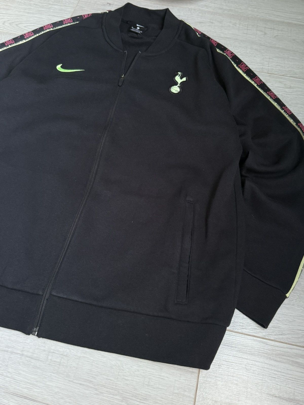 Nike × Vintage Nike Soccer Jerseys Tottenham Hotspur zip up track jacket Size US XL / EU 56 / 4 - 2 Thumbnail