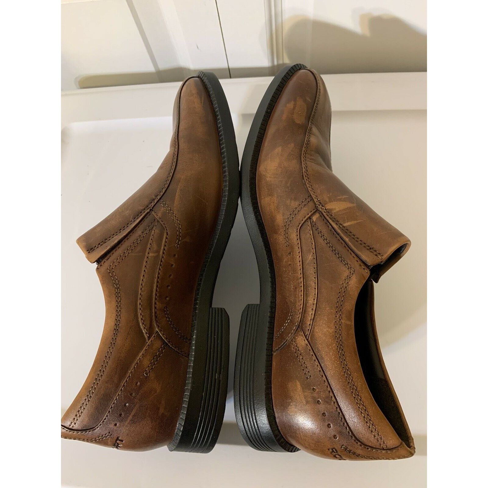 Rockport Rockport Men’s Sz 8 Dress-ports Business Brown Loafers Slip Size US 8 / EU 41 - 8 Thumbnail