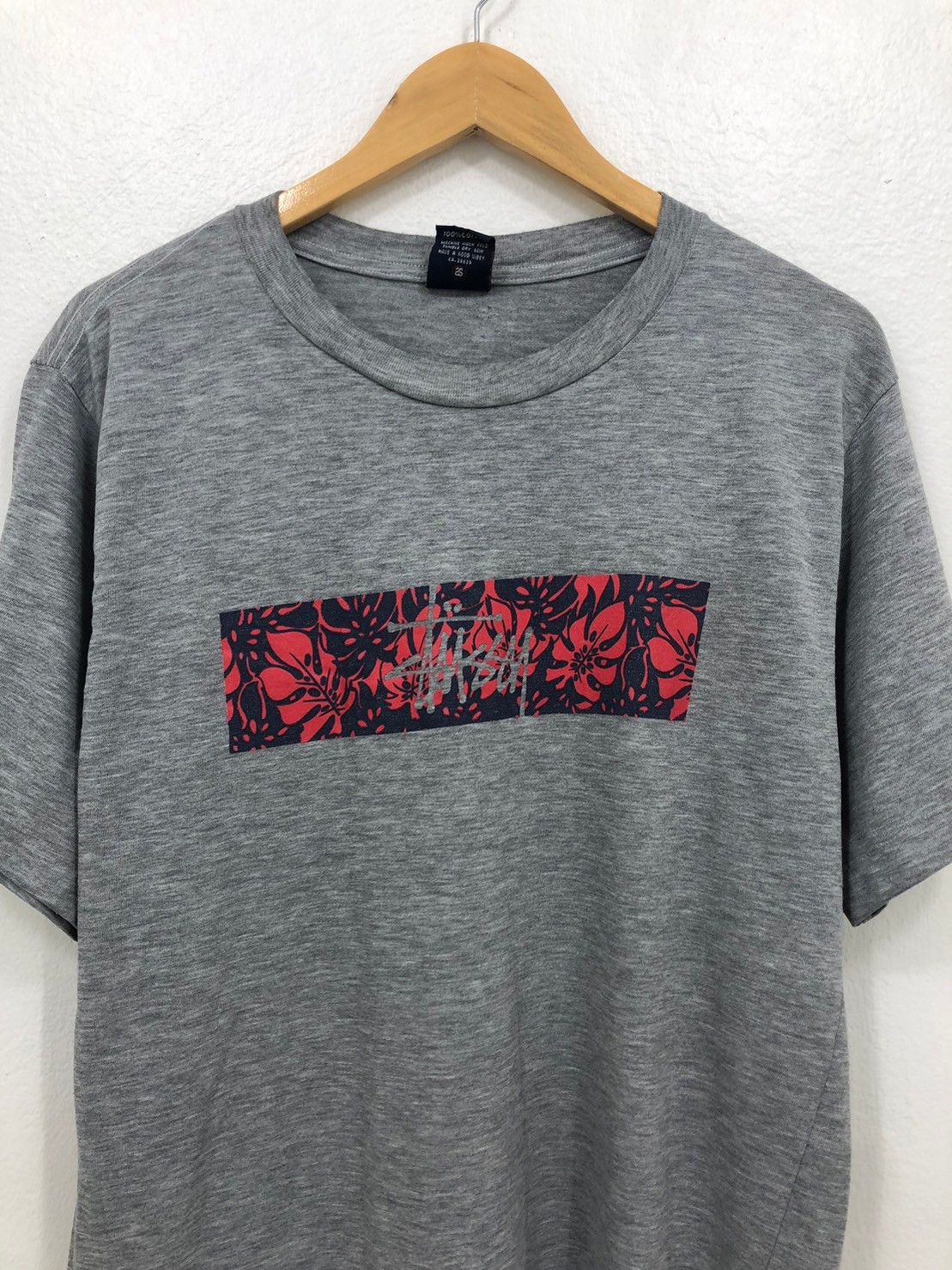 Stussy × Vintage Vintage 90's STUSSY Shirt Big Logo wts01 Size US L / EU 52-54 / 3 - 1 Thumbnail