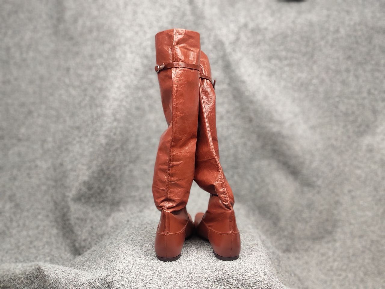 Bottega Veneta Rare Bottega Veneta High Riding Brown leather Light Boots Size US 6 / IT 36 - 10 Thumbnail