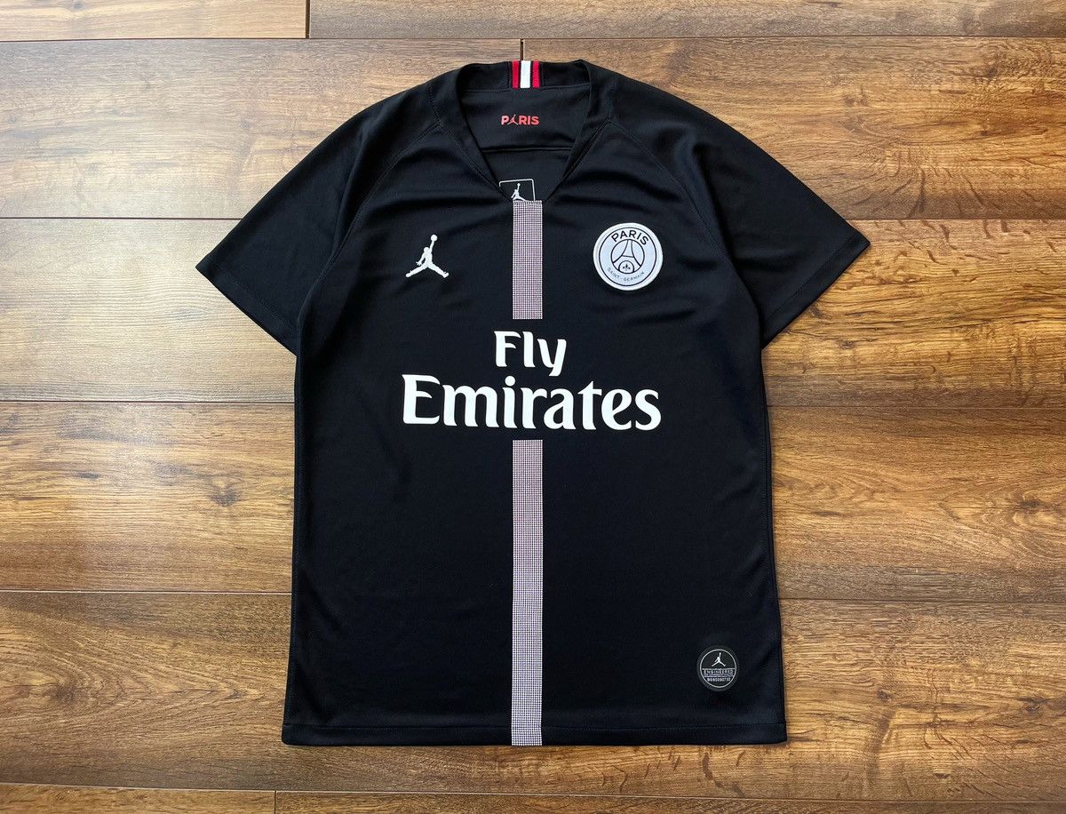 Jordan Brand Paris Saint-Germain X Jordan 2018-2019 Third Nike PSG jersey Size US S / EU 44-46 / 1 - 1 Thumbnail