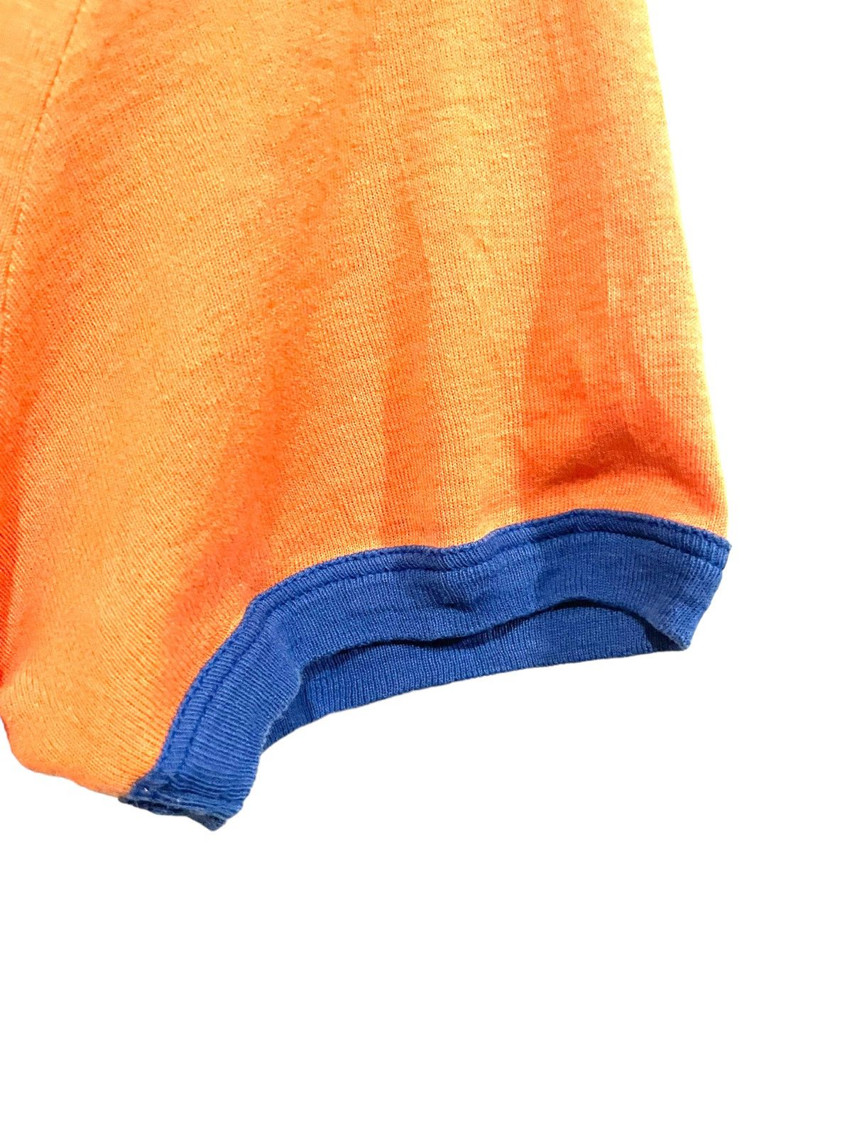 Dolce & Gabbana VTG '90s Dolce & Gabbana Italia Solarized Orange Ringer Tee Size S / US 4 / IT 40 - 13 Thumbnail