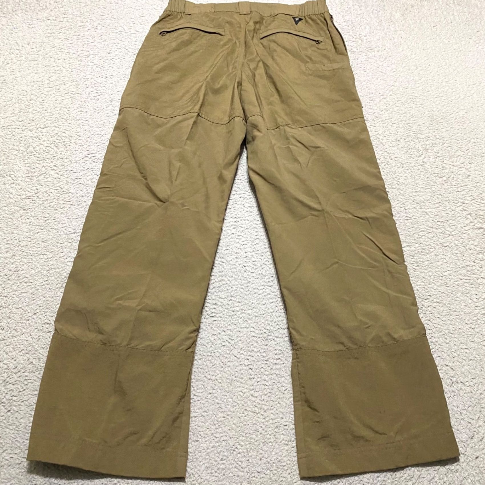 Vintage Riders Cargo Pants Mens Small Beige Straight Outdoor Hiking Pant Regular Inseam 28in Nylon Pocketed Front Flat Front Front Pocket Cargo Size US 29 - 2 Thumbnail