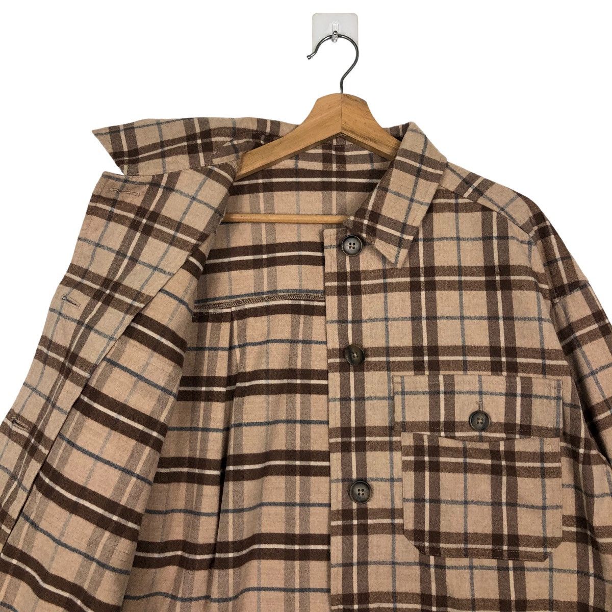 Japanese Brand 🔥90’s Vintage Checkered Jacket GU Japan Issey Miyake Size US XL / EU 56 / 4 - 9 Thumbnail