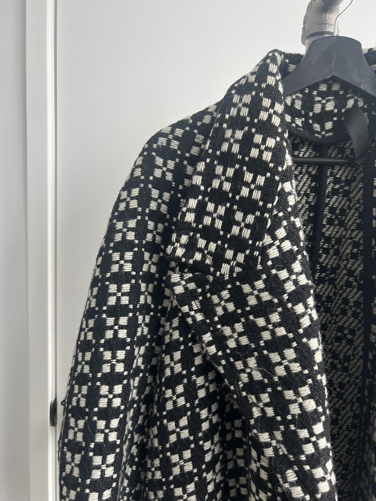 Haider Ackermann AW13 Oversized Chevron Coat Size M / US 6-8 / IT 42-44 - 3 Thumbnail