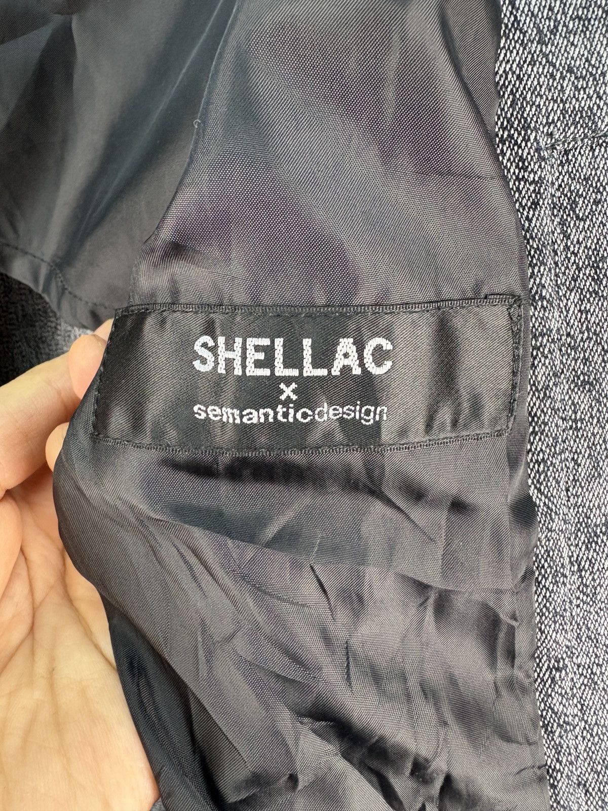 Japanese Brand Vintage Shellac X Semantic design punk coat jacket Size US M / EU 48-50 / 2 - 6 Thumbnail