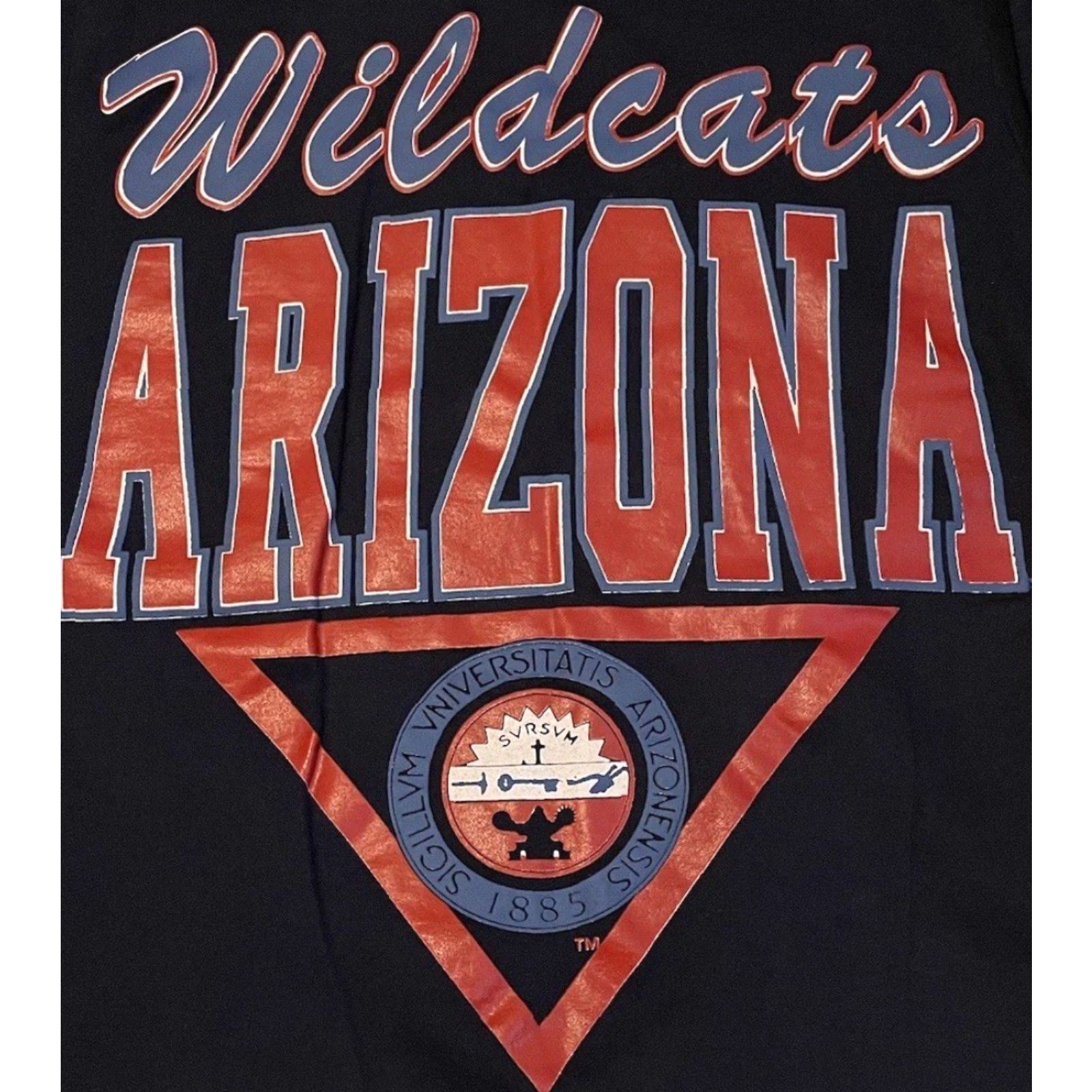 Vintage VintAge 80s University Of Arizona Wildcats Long Sweatshirt Hoodie One Size Blue Pullover Sports University Mens Womens Boys Girls Size US M / EU 48-50 / 2 - 2 Thumbnail