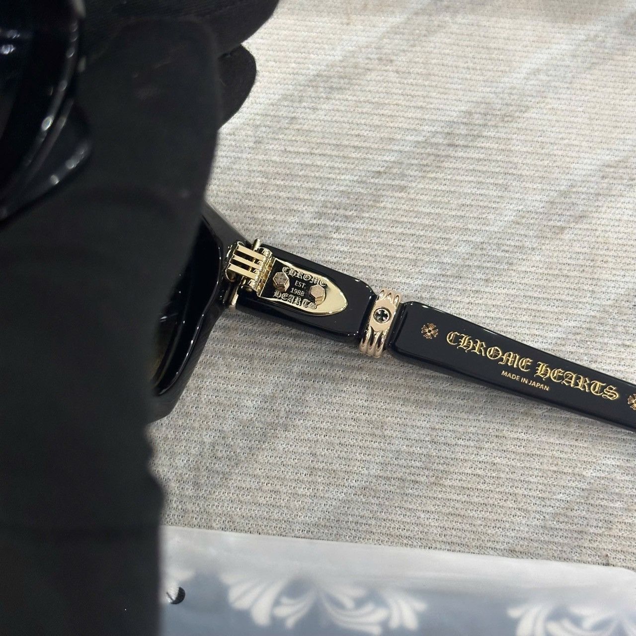 Chrome Hearts CHROME HEARTS CLITERALLY Black-18KGP Size ONE SIZE - 8 Thumbnail