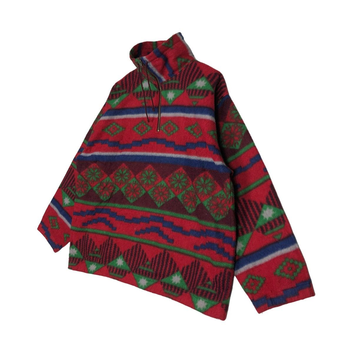 Japanese Brand 🔥VTG NAVAJO NATIVE FLEECE JACKET NEW FAST JAPAN MADE Size US XL / EU 56 / 4 - 2 Thumbnail