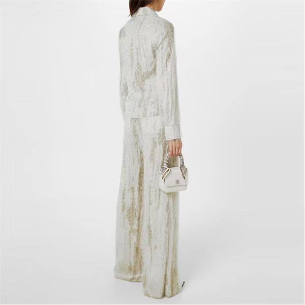 Amiri o1g2r1mq0824 Eyelash Button Down Shirt in Cream Size S / US 4 / IT 40 - 5 Thumbnail