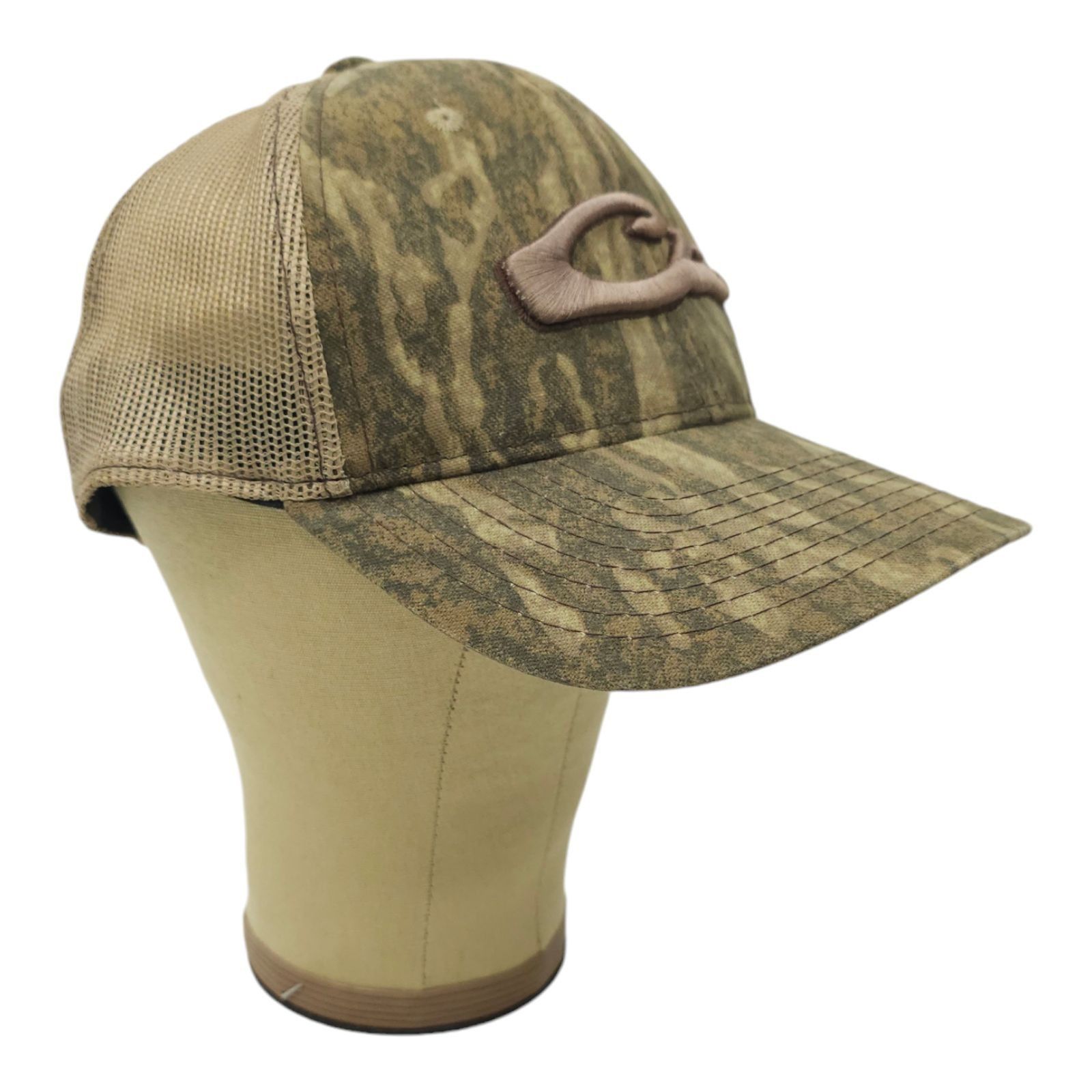 Drake Drake Camo Mossy Oak Bottomland Strapback Cap 3D Embroidered Size ONE SIZE - 3 Thumbnail