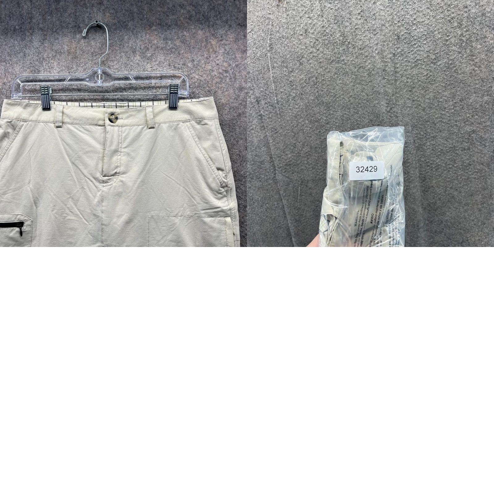 Eastern Mountain Sports VINTAGE? EASTERN MOUNTAIN SPORTS Skirt Womens Small Beige Stretch Outdoor Hiking Pockets Size 28" / US 6 / IT 42 - 9 Thumbnail