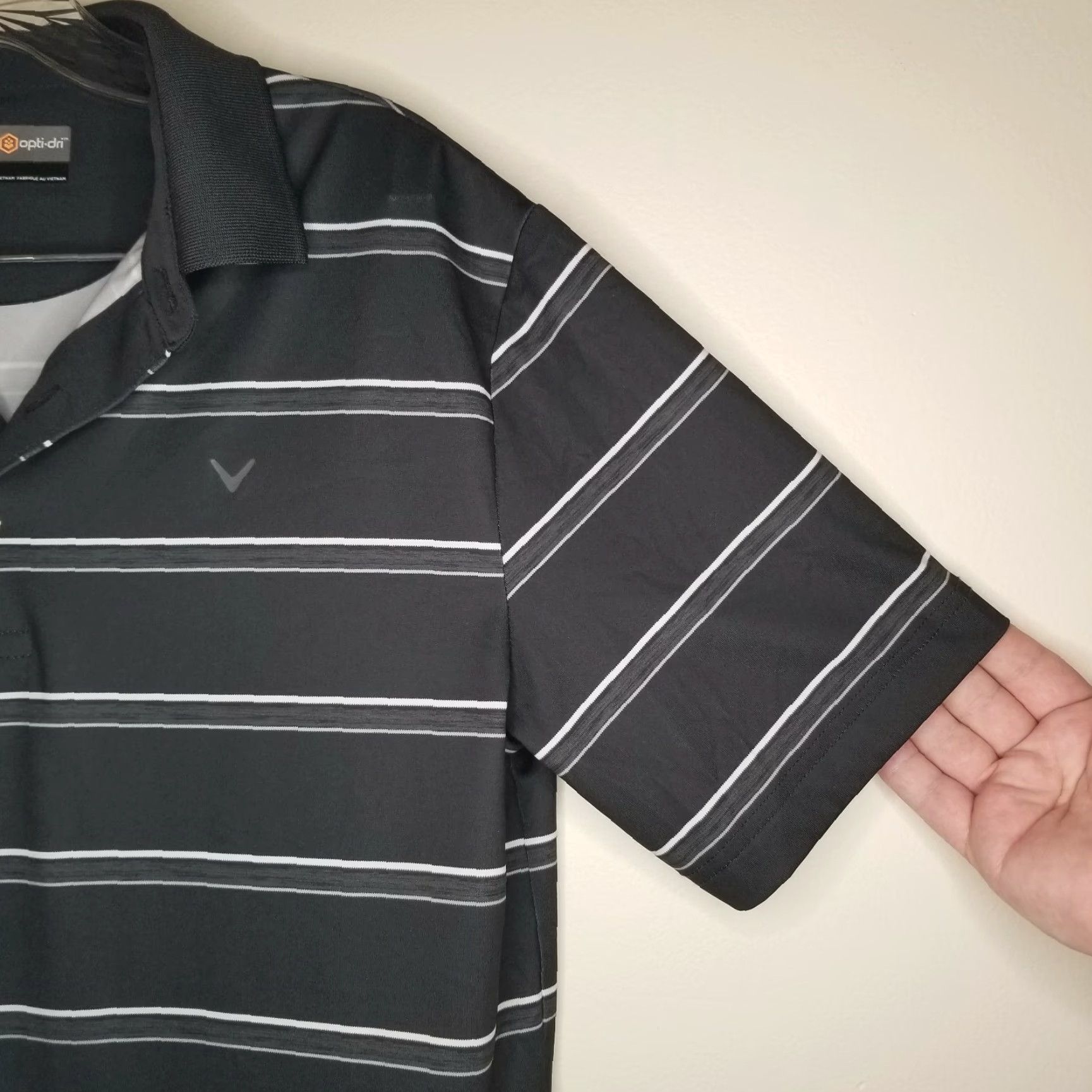 Callaway VINTAGE Callaway Polo Shirt Men S Short Sleeve Black Striped Golf Apparel Size US S / EU 44-46 / 1 - 2 Thumbnail