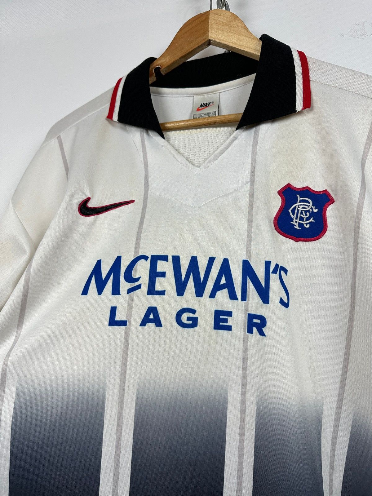 Nike 1998/99 Nike Rangers Vintage Third Kit Jersey Size US XL / EU 56 / 4 - 11 Thumbnail