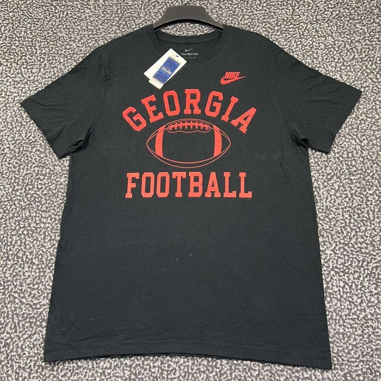 Nike Georgia Bulldogs Shirt Men Short Sleeve Crew Neck Cotton L Size US L / EU 52-54 / 3 - 1 Thumbnail