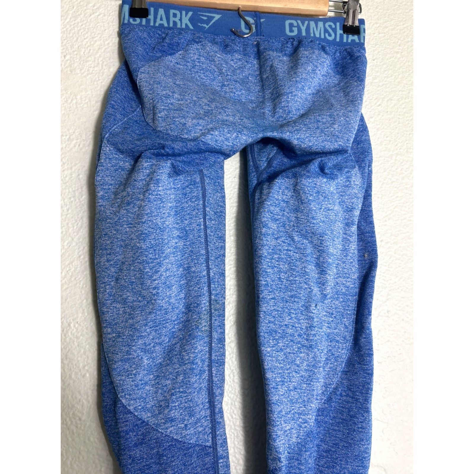 Gymshark Gymshark Dry Leggings Women S Blue Heathered Compression Activewear Yoga Size 28" / US 6 / IT 42 - 7 Thumbnail