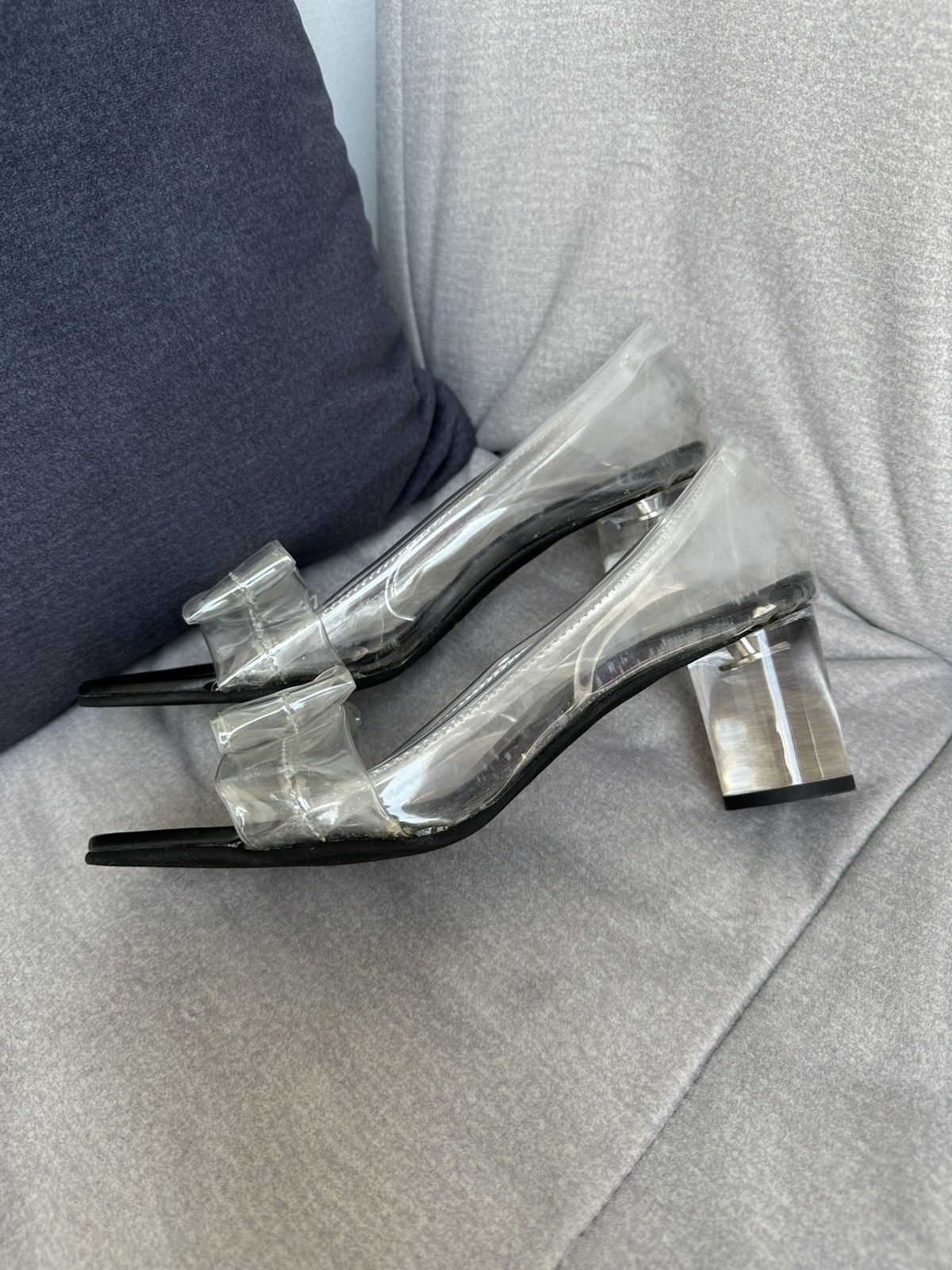Comme des Garcons Comme Des Garcons Transparent Heels Size US 10.5 / IT 40.5 - 9 Thumbnail