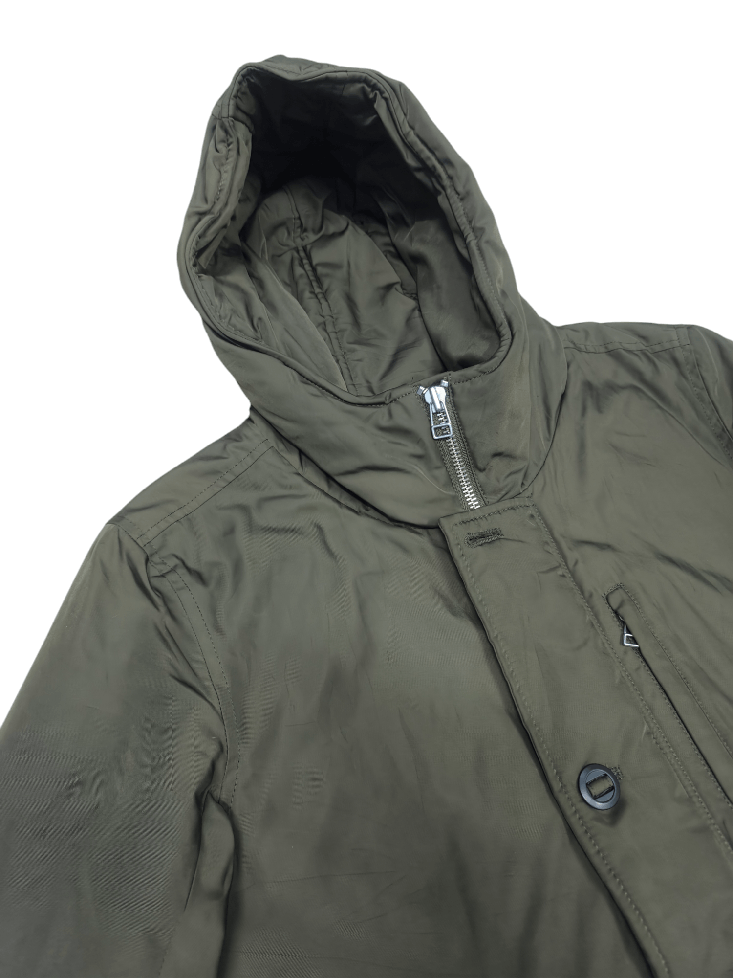 Japanese Brand NO ID PARKA MILITARY GREEN ARMY Size US M / EU 48-50 / 2 - 2 Thumbnail